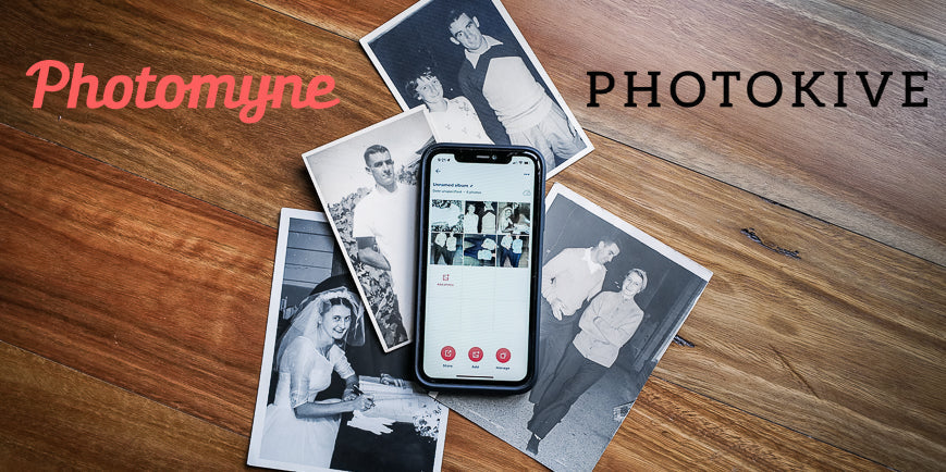 Photomyne vs. Photokive - a DIY app goes up against professional digitizing service to see which comes out on top. 